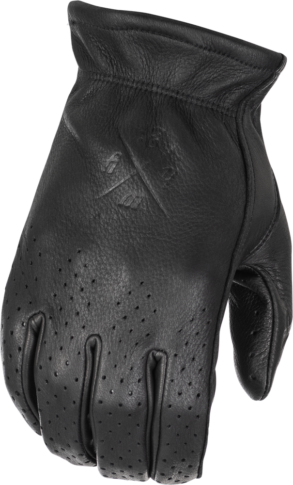 Highway 21 - 489-0050X - LOUIE PERFORATED GLOVES BLACK XL