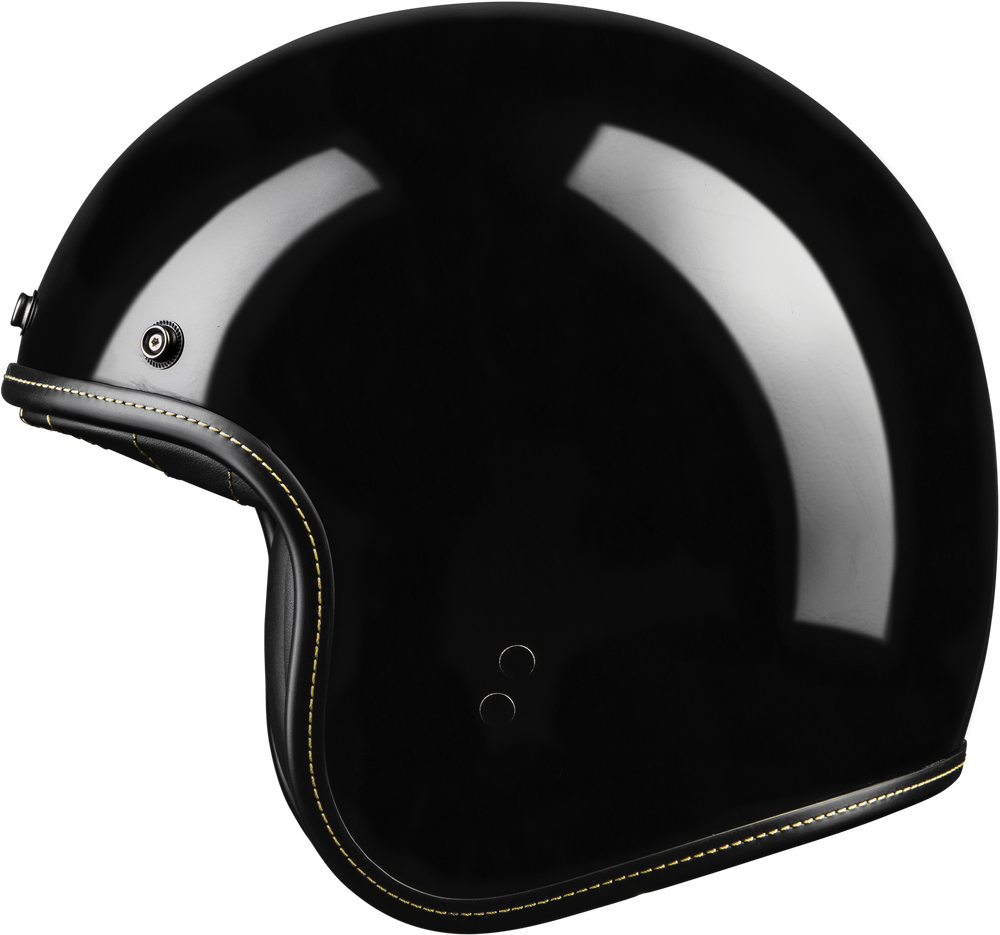 Highway 21 - F77-1200S - .38 RETRO HELMET GLOSS BLACK SM