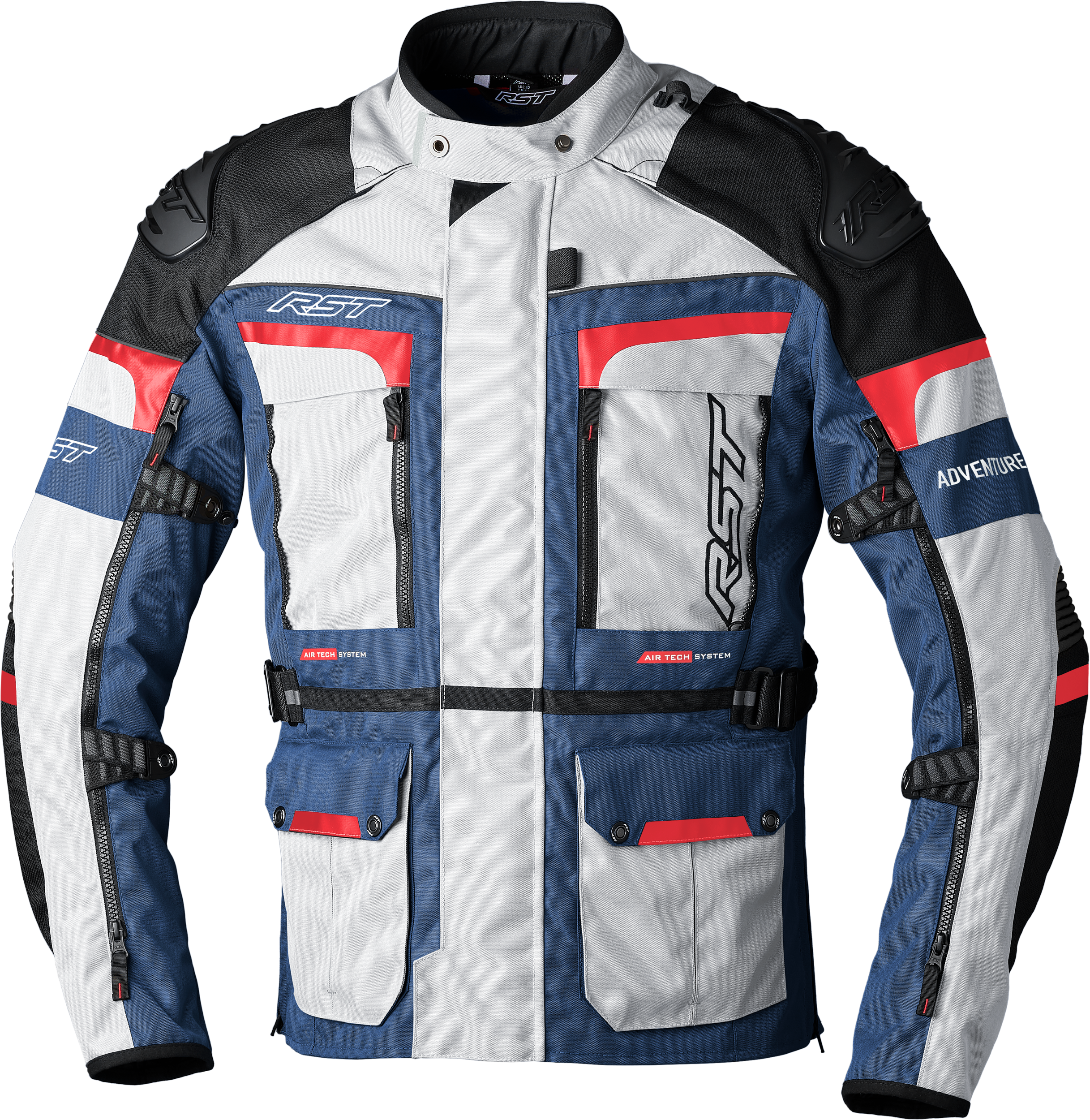 Pro Series Adventure X Ce Jacket Sil/Blu/Red Textile 3xl
