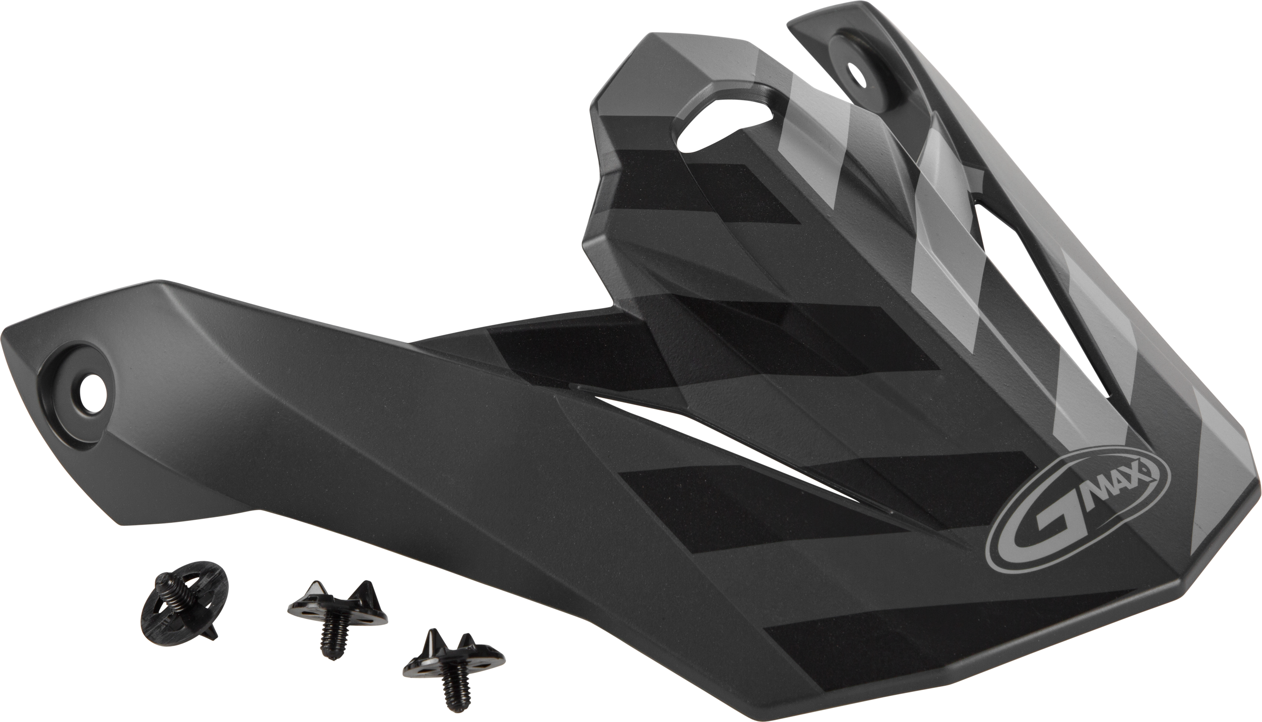 VISOR W/SCREWS FAME MX-86 MATTE DARK GREY/BLACK