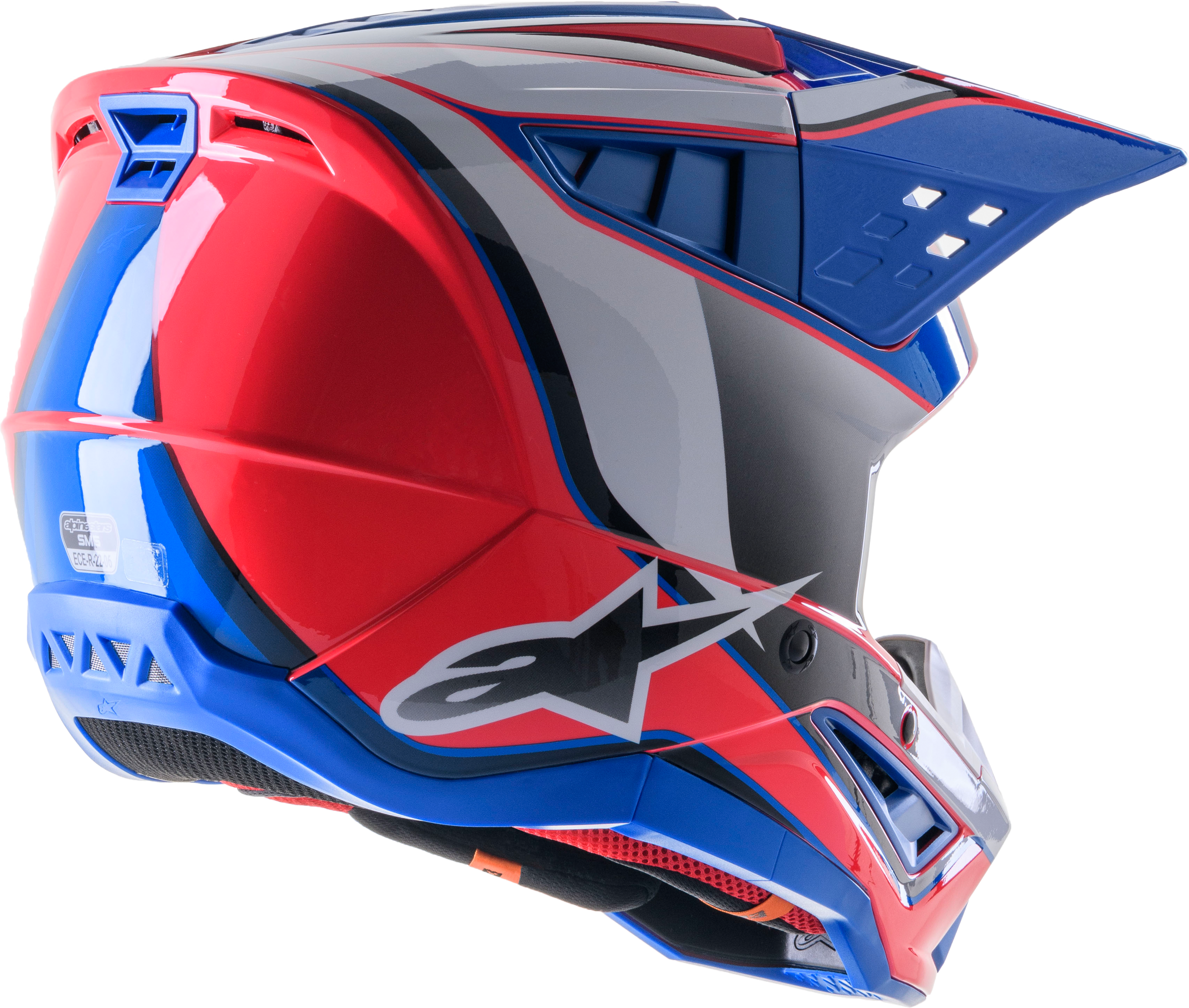 ALPINESTARS 2024 SUPERTECH M5 SAIL HELMET MX MOTOCROSS - Picture 8 of 8