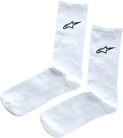 CREW SOCKS WHITE MD