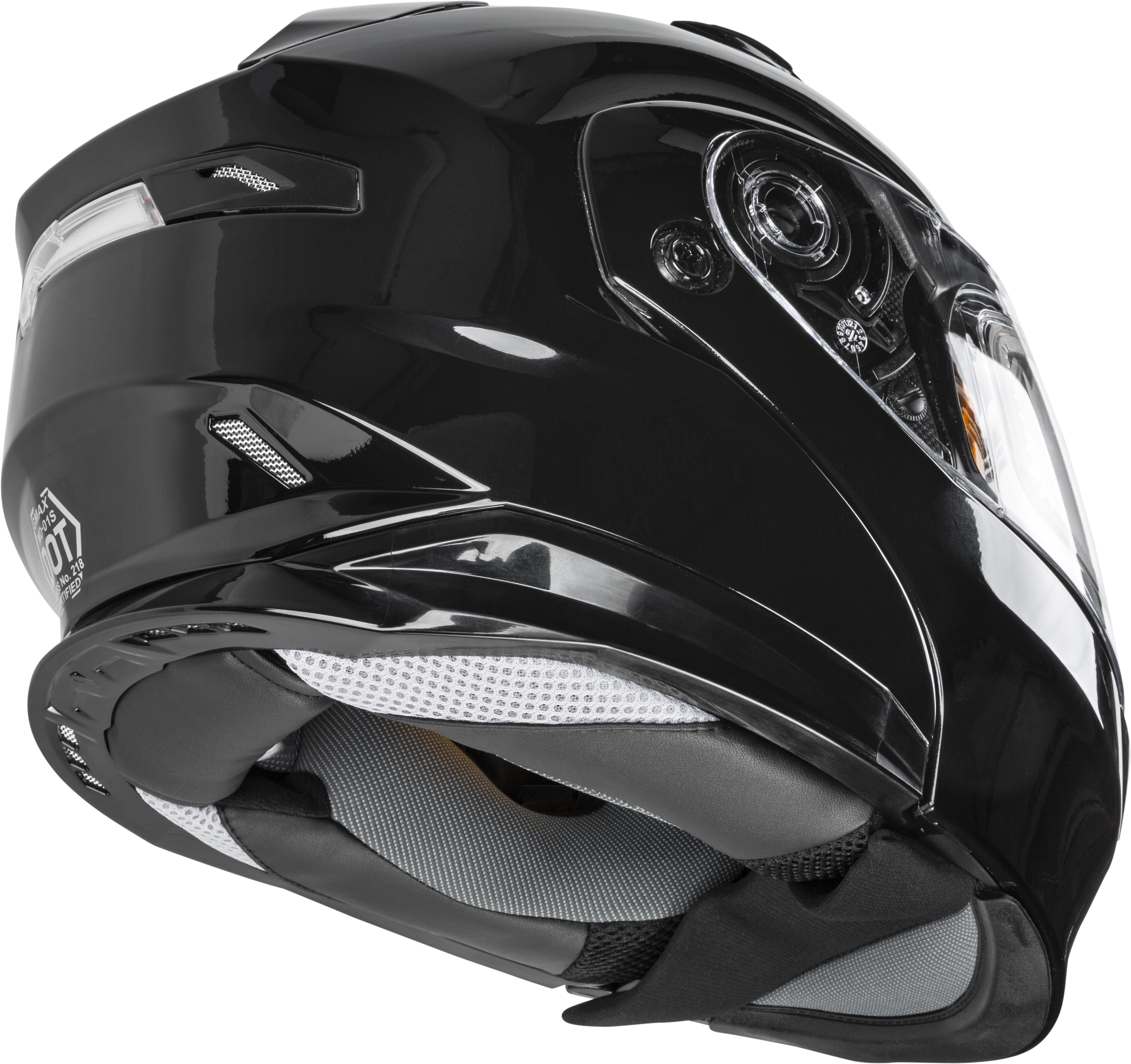 GMAX M2010029-ECE MD-01S MODULAR SNOW HELMET BLACK 3X