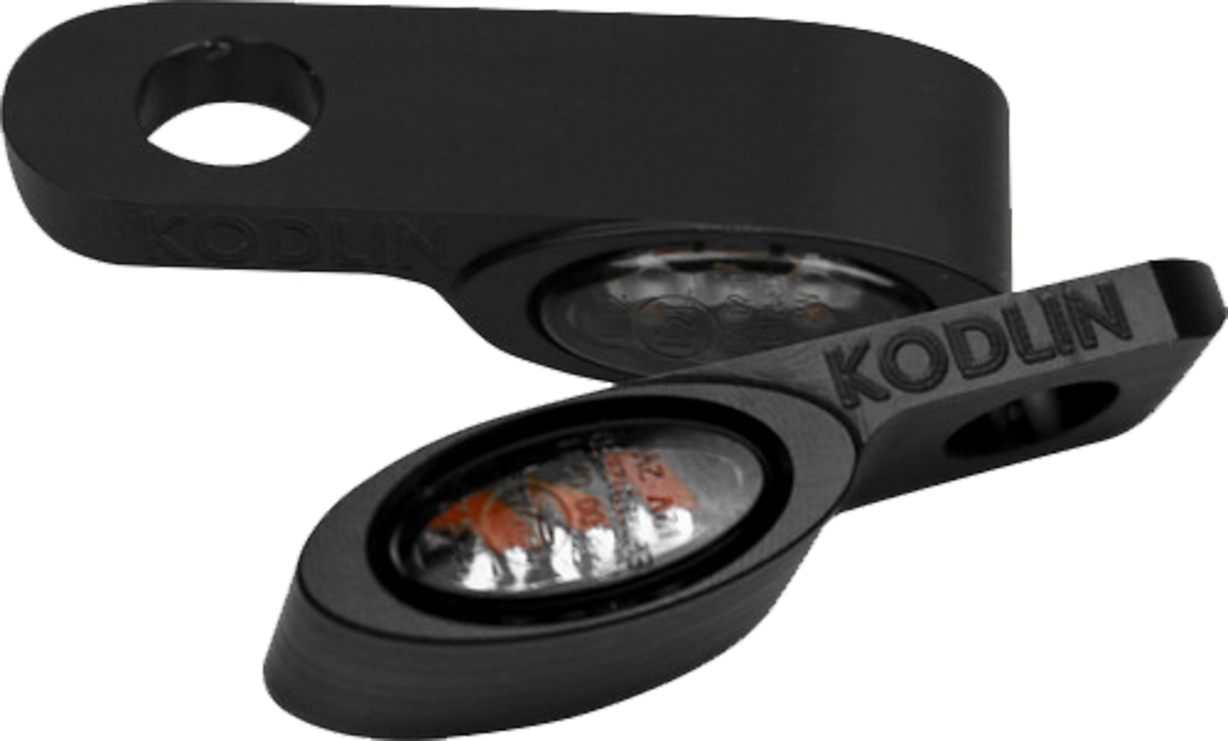 BLACK ELYPSE LED 2-1 UNIVERSAL TURN SIGNALS