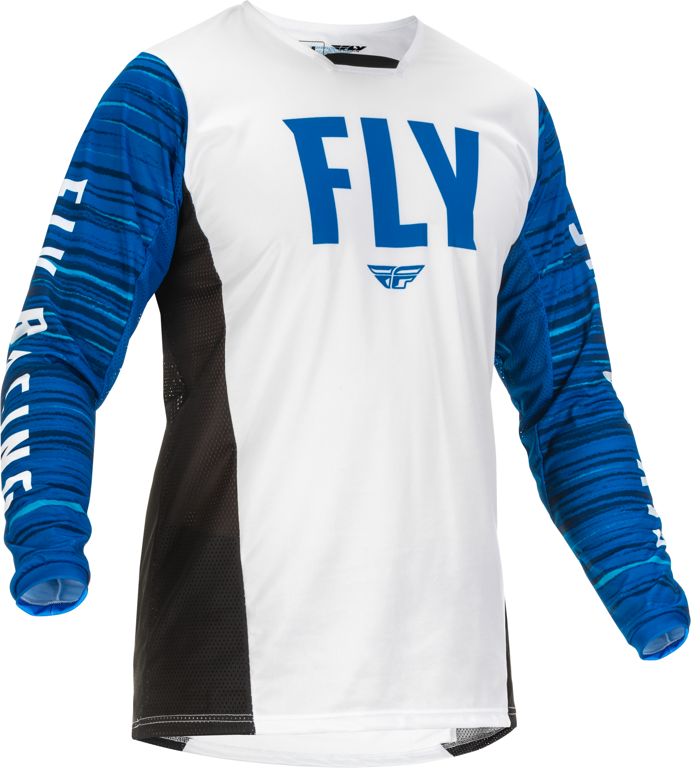 KINETIC WAVE JERSEY WHITE/BLUE SM