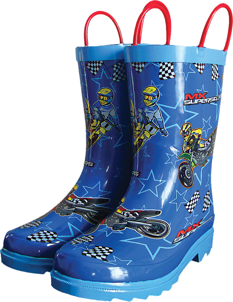 Youth MX Superstars Rain Boots