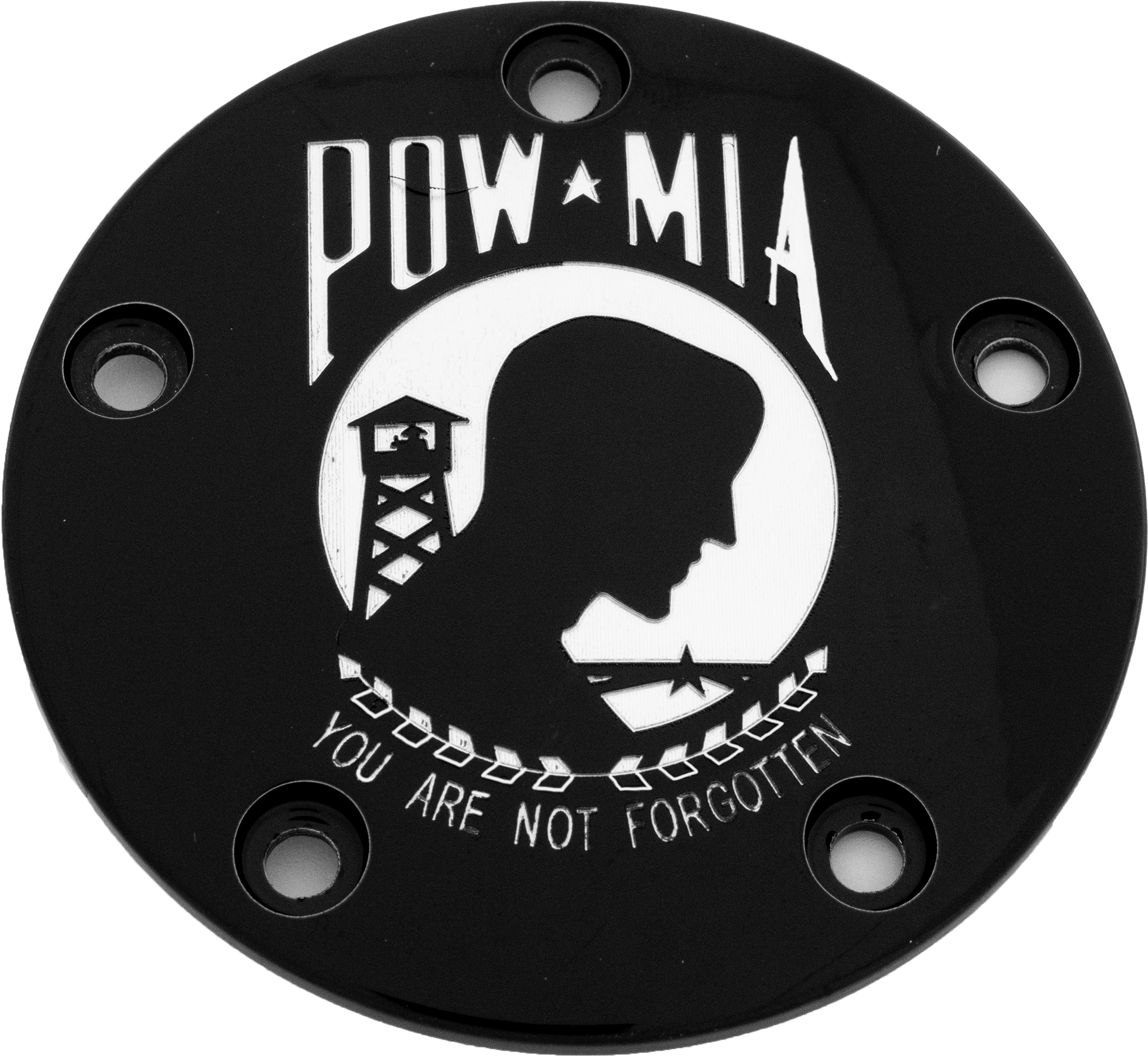 TC TIMER COVER POW-MIA BLACK