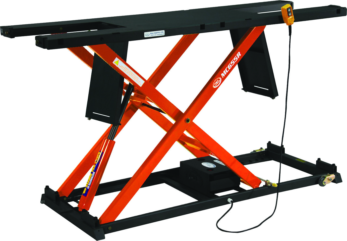 K&L MC655R HYDRAULIC BIKE LIFT(ORANGE & BLACK)