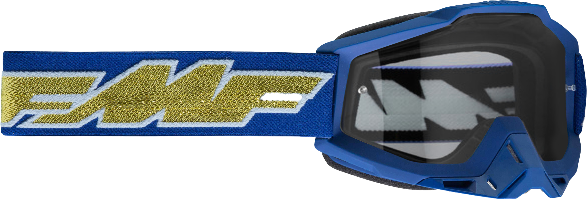 POWERBOMB GOGGLE ROCKET DEEP NAVY/GOLD W/CLEAR LENS