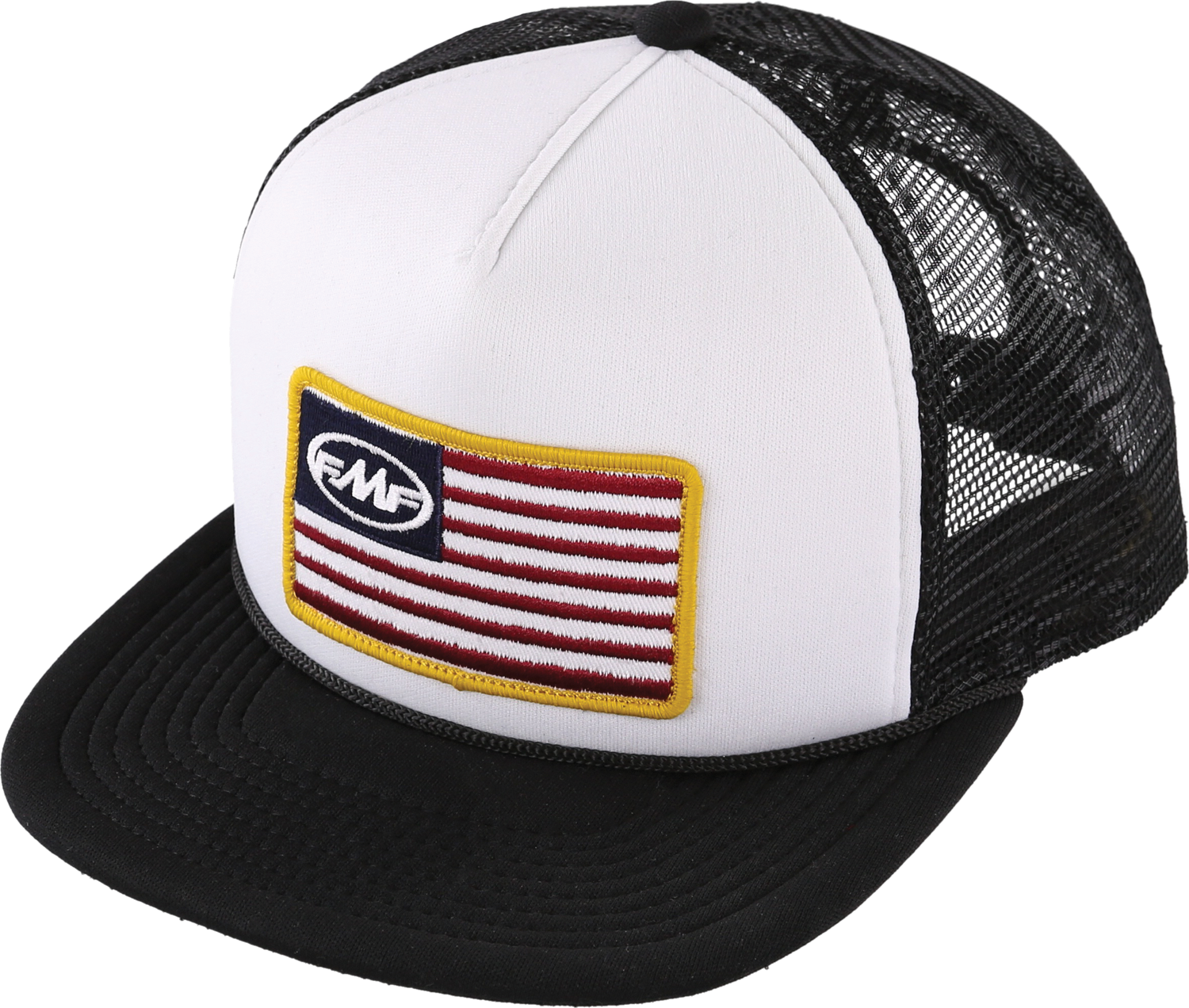 STARS AND BARS HAT WHITE O/S