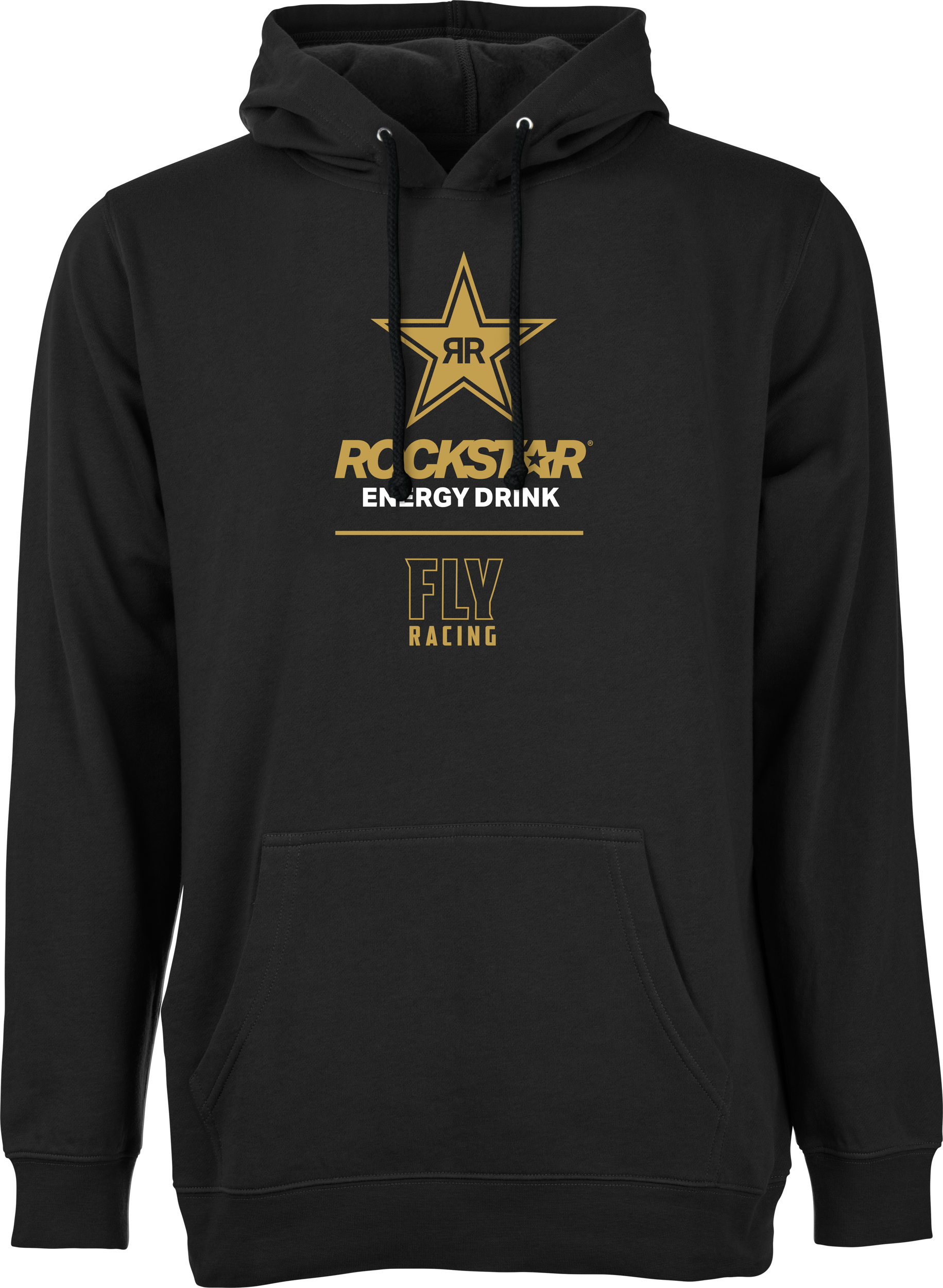 FLY ROCKSTAR HOODIE BLACK/GOLD XL