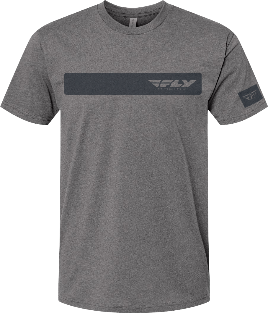 FLY CORPORATE TEE DARK GREY HEATHER SM
