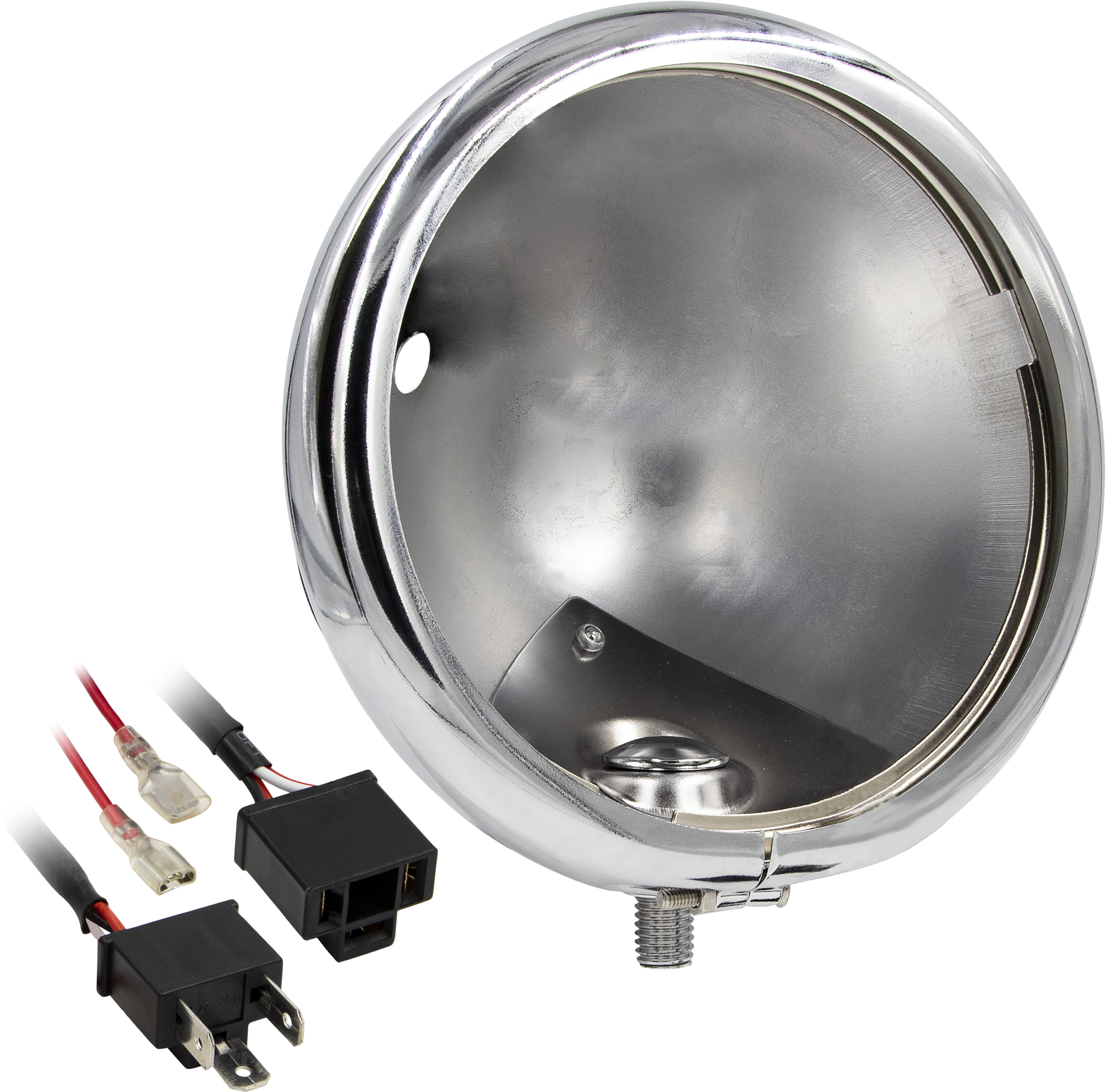 HEADLIGHT BUCKET 5.75" CHROME