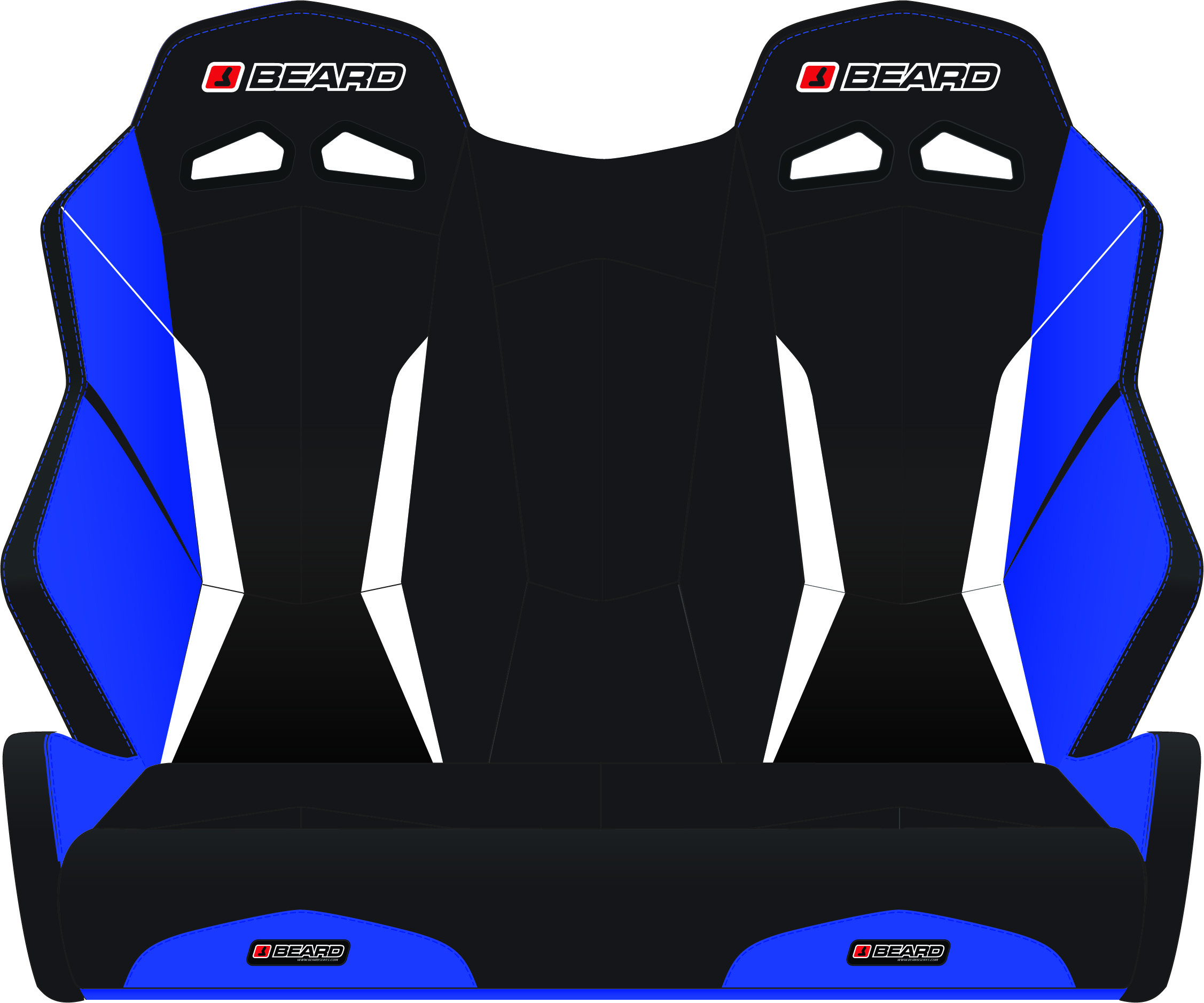 TORQUE V2 BENCH SEAT BLACK/BLUE