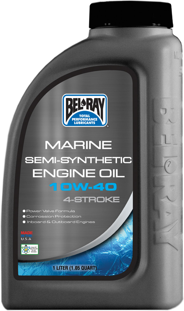 Marine Semi-Synthetic 4-Stroke Oil 10W-40