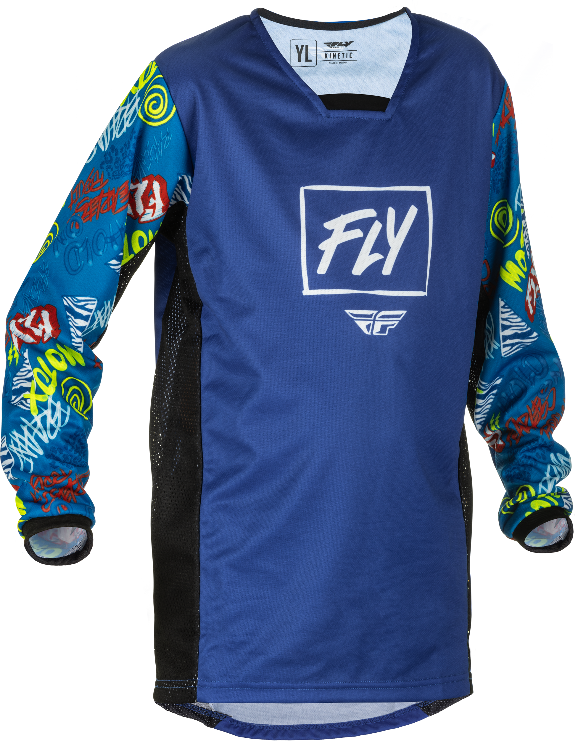 YOUTH KINETIC REBEL JERSEY BLUE/LIGHT BLUE YL