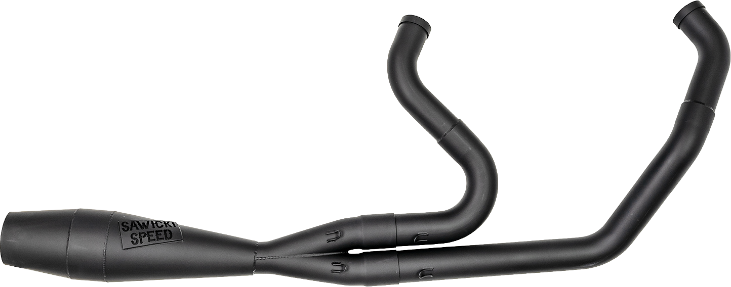 SAWICKI - 930-01076 - 2In1 Shorty Cannon for Softail Models