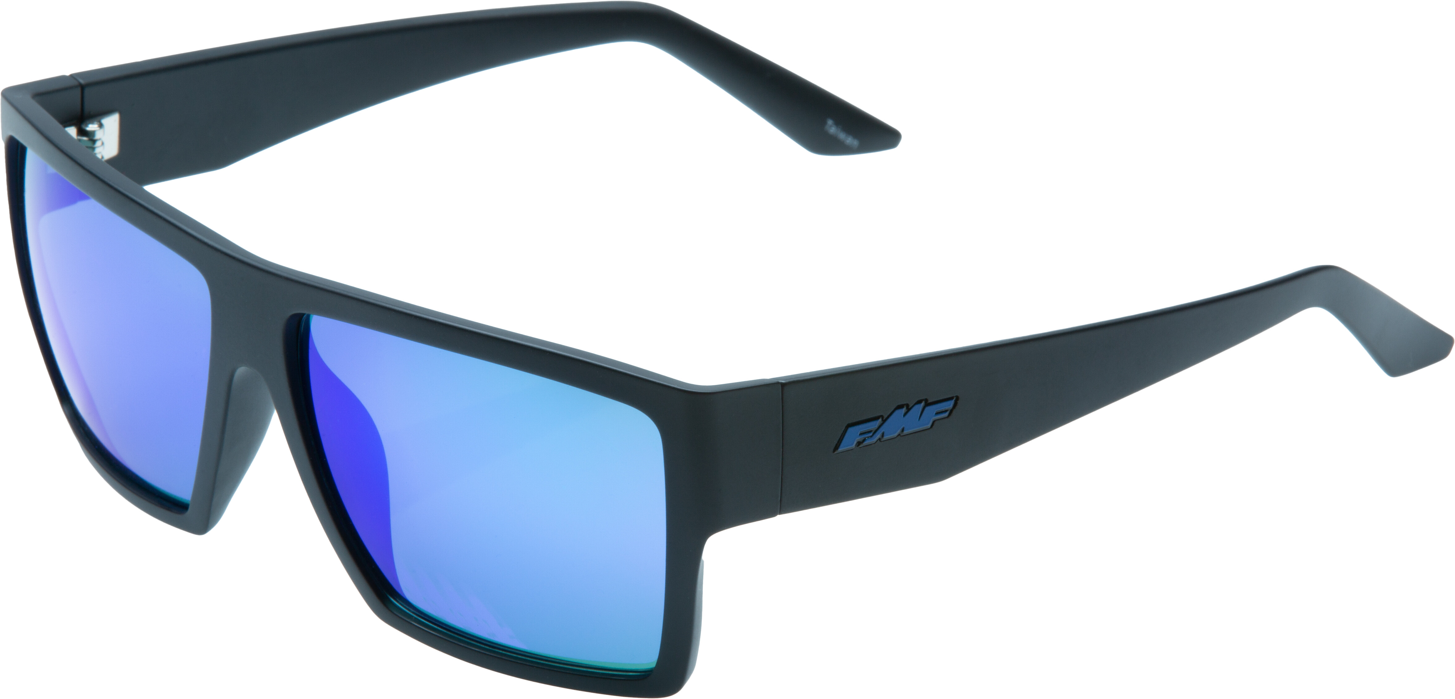 FACTORY SUNGLASS MT BLK / BLUE MIRROR