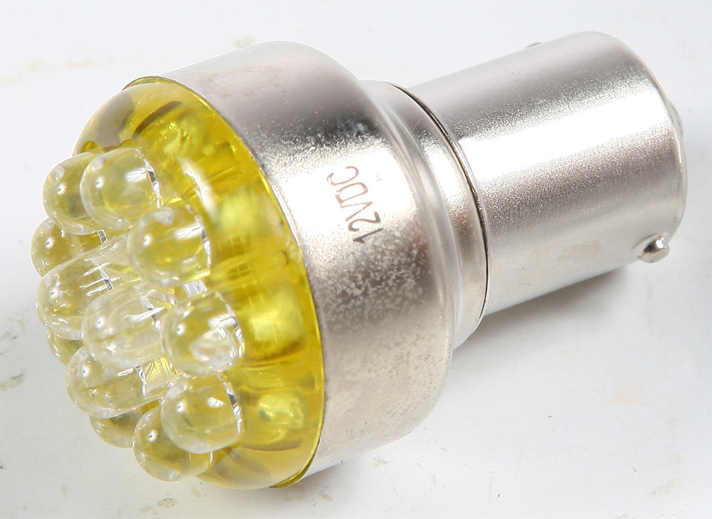 LED 1156 BULB YELLOW 12LED/BA15S
