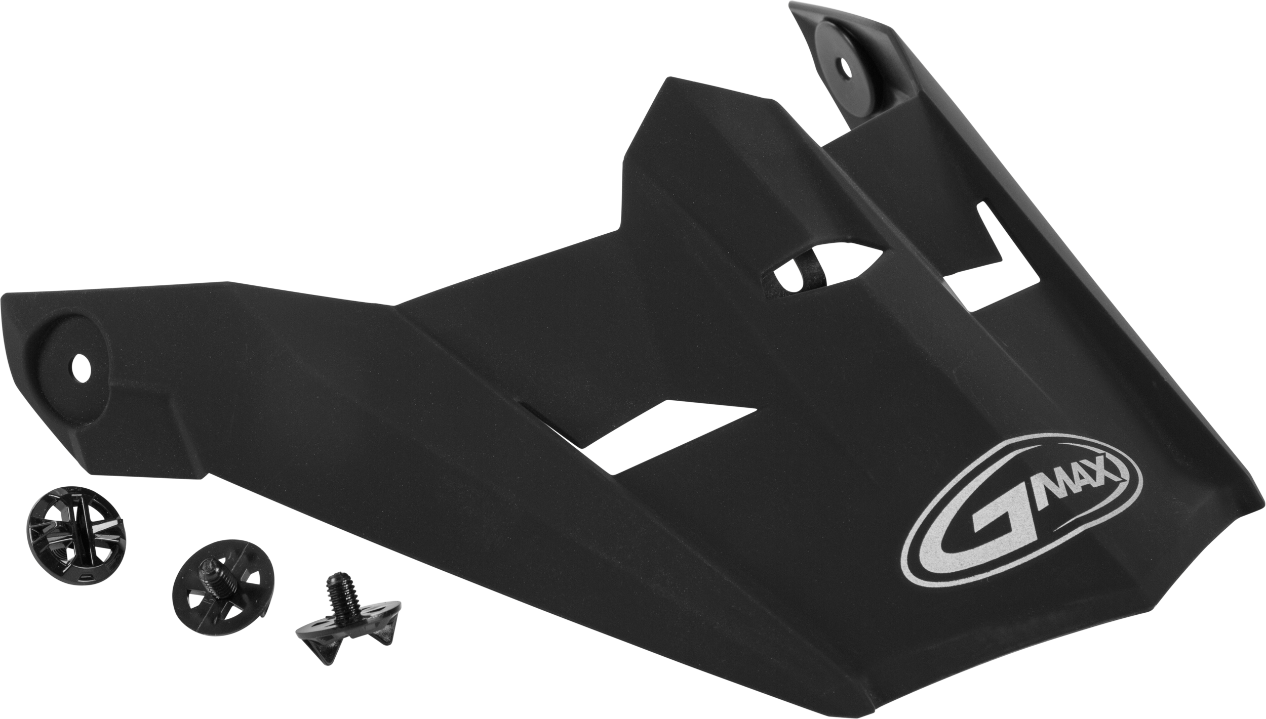 VISOR W/SCREWS MX-46Y MATTE BLACK