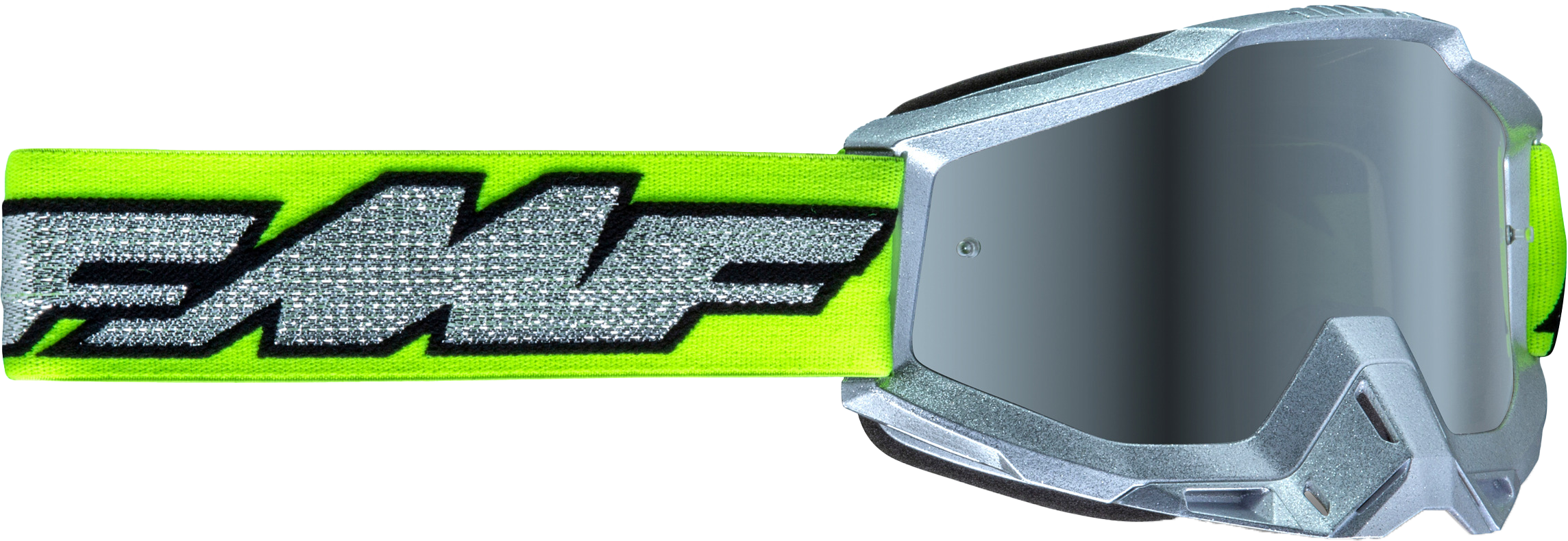 POWERBOMB GOGGLE ROCKET SILVER/LIME W/SILVER MIRROR