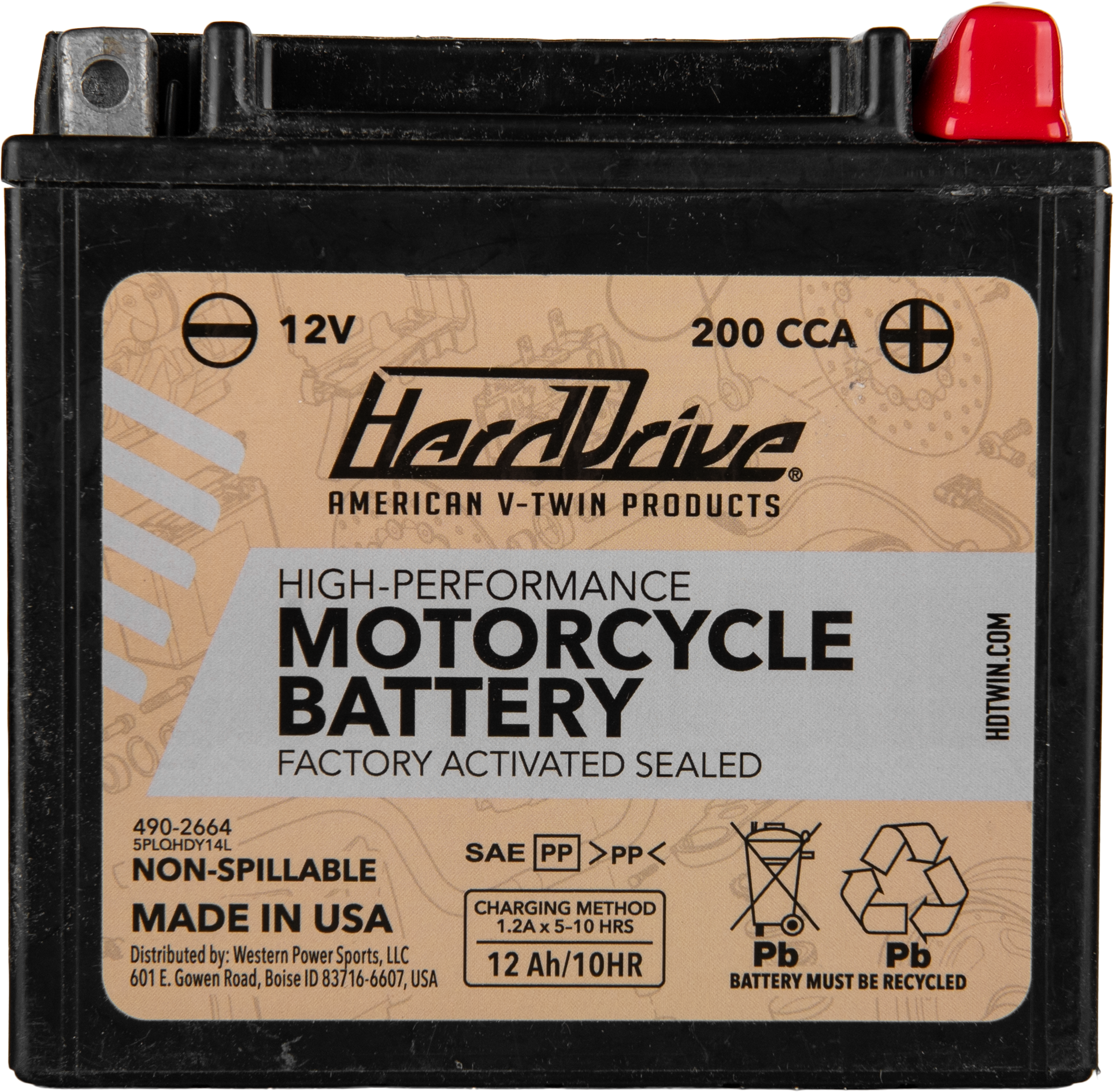 HARDDRIVE - HRDM7RH4L - AGM Sealed Battery
