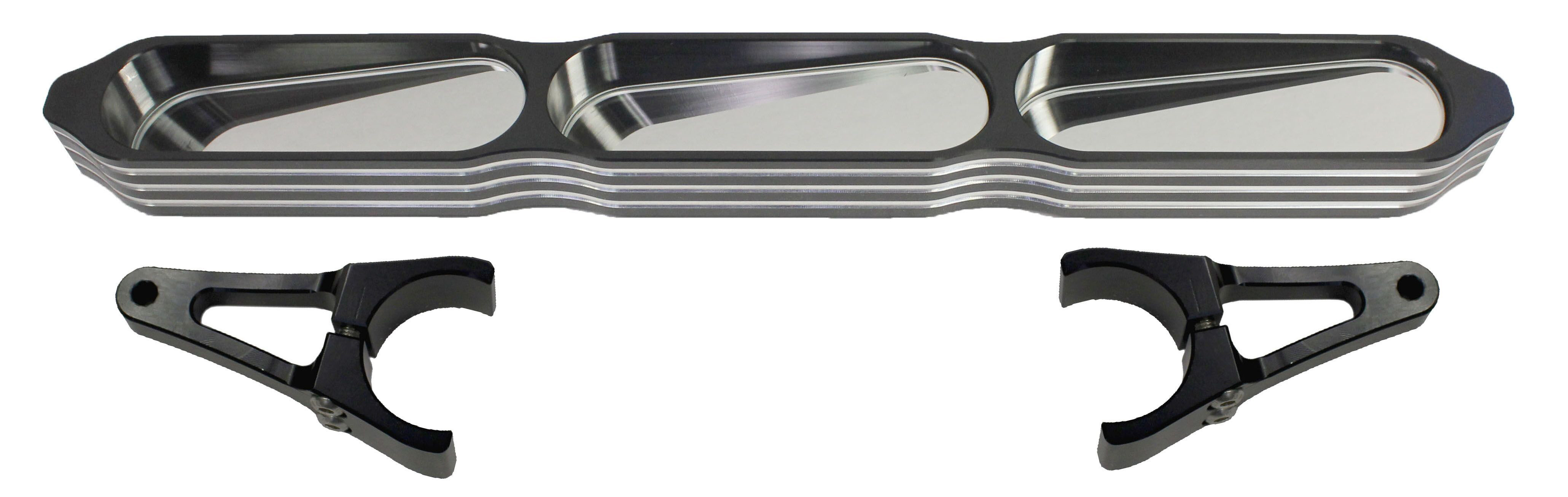 3-PANEL MIRROR BLACK 1.5"