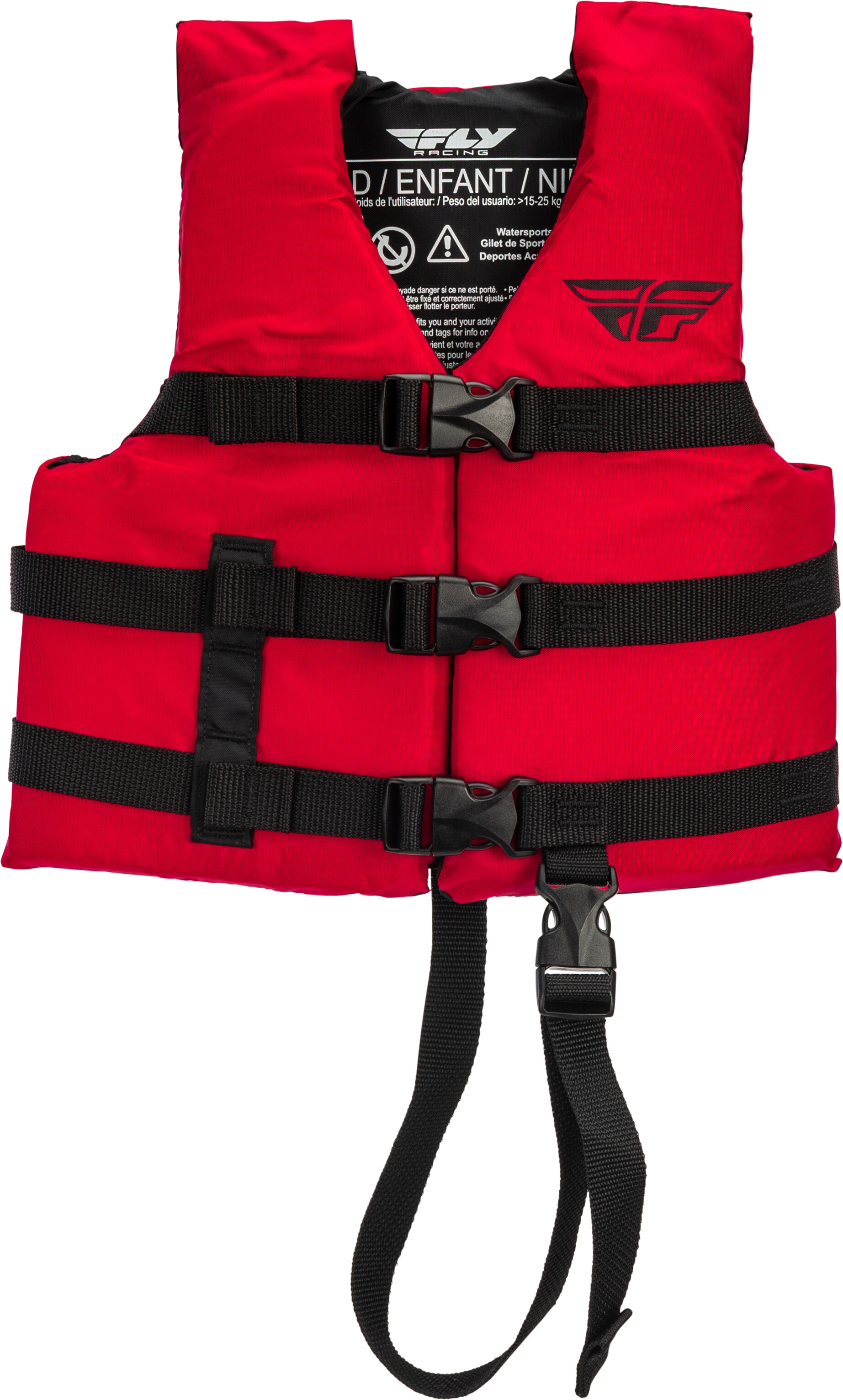 CHILD NYLON VEST RED