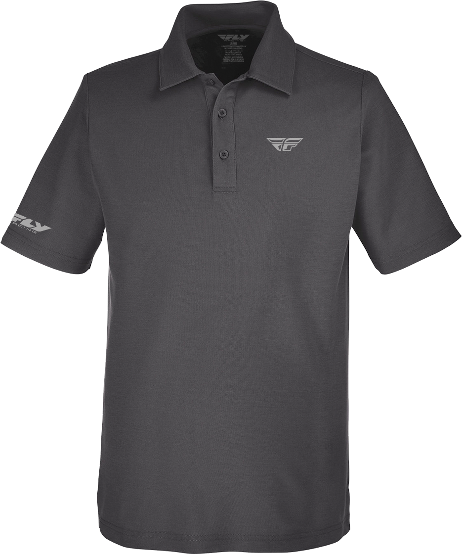 FLY PERFORMANCE POLO CHARCOAL XL