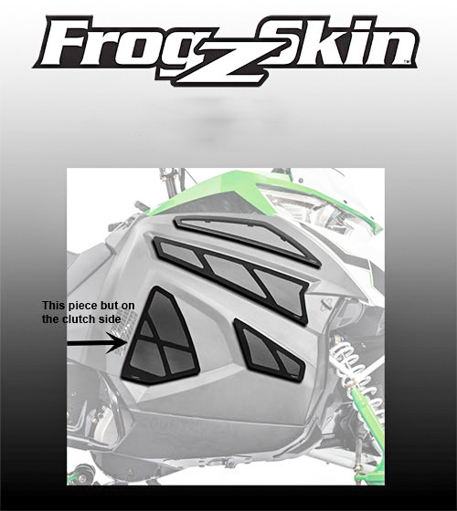 LOWER CLUTCH SIDE PANEL VENTS 1/PC FRONT/REAR CLUTCH