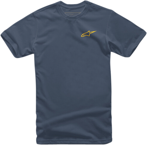 NEU AGELESS TEE NAVY/GOLD XL