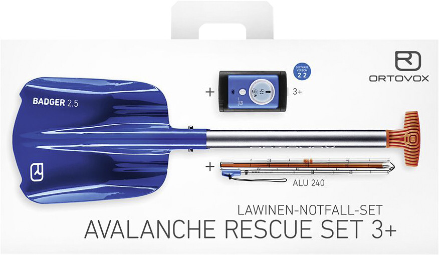 AVALANCHE RESCUE SET 3+ BEACON BADGER ALU 240
