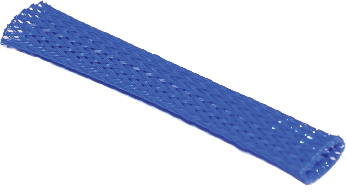 3/8" FLEX SLEEVING 10' SECTION ID BLUE