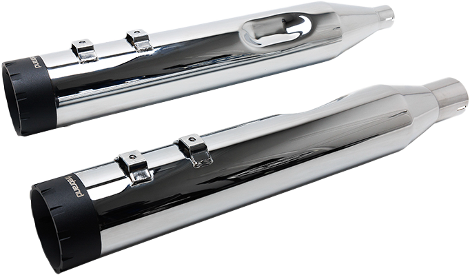 MONARCH MUFFLER CHROME `17-21 M8 TOURING