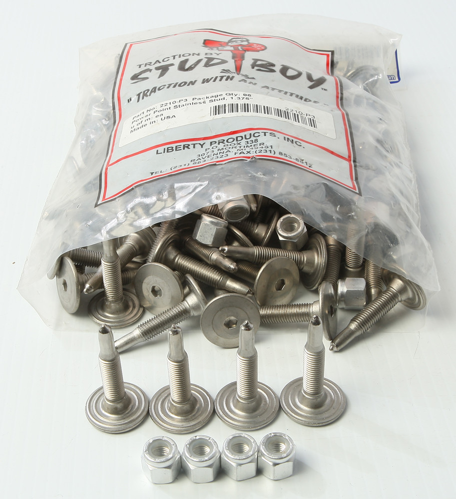 POWER POINT STAINLESS STUDS 1.375" 96/PK