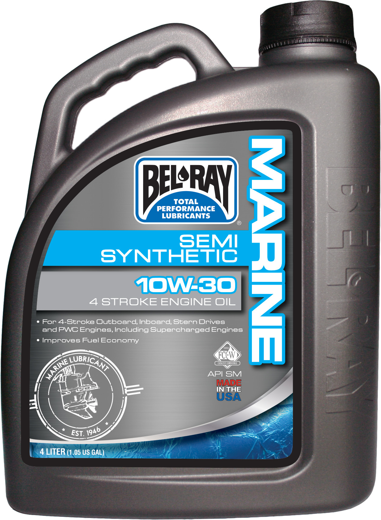 Marine Semi-Synthetic 4-Stroke Oil
