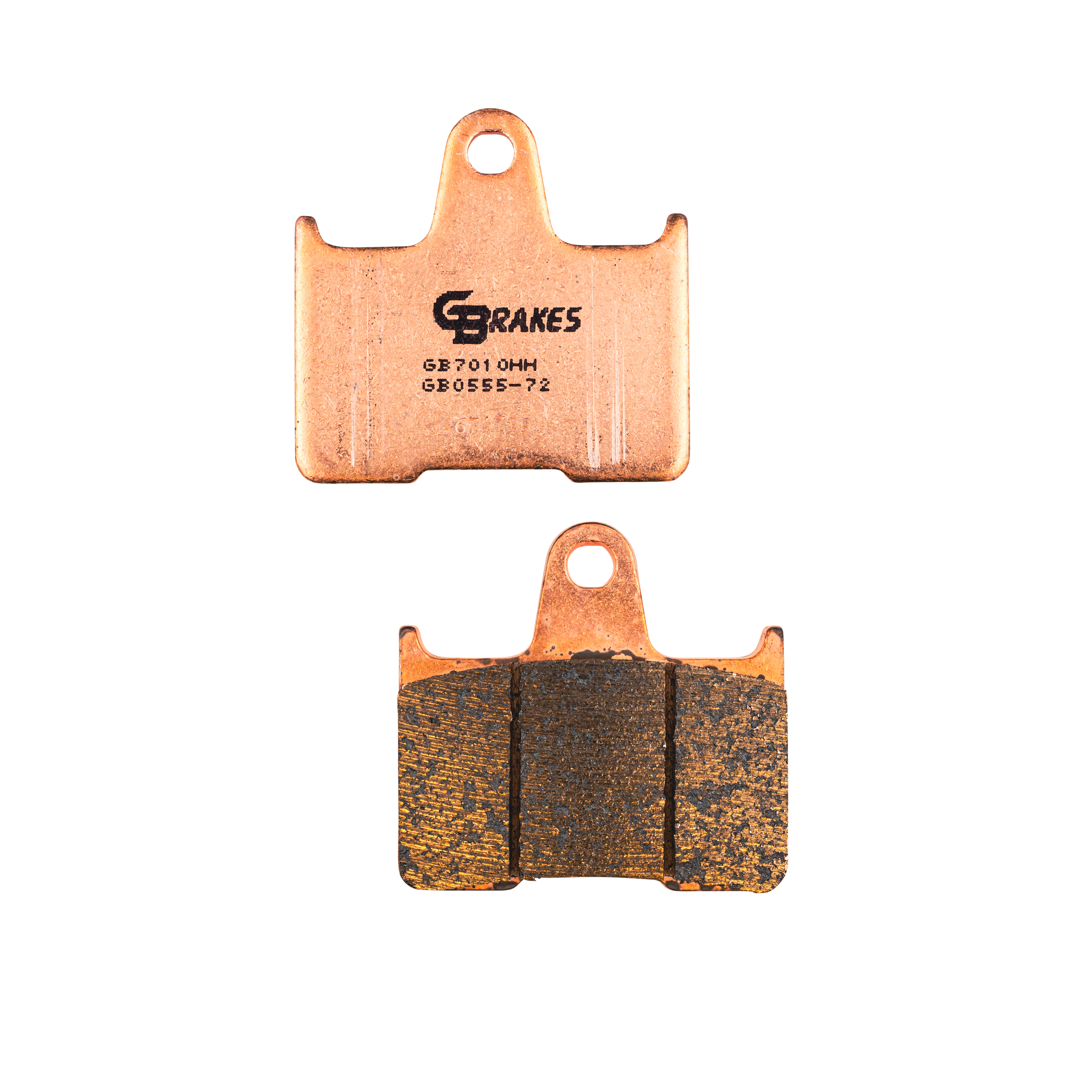 GBrakes - GB0555-72 - BRAKE PADS SINTERED