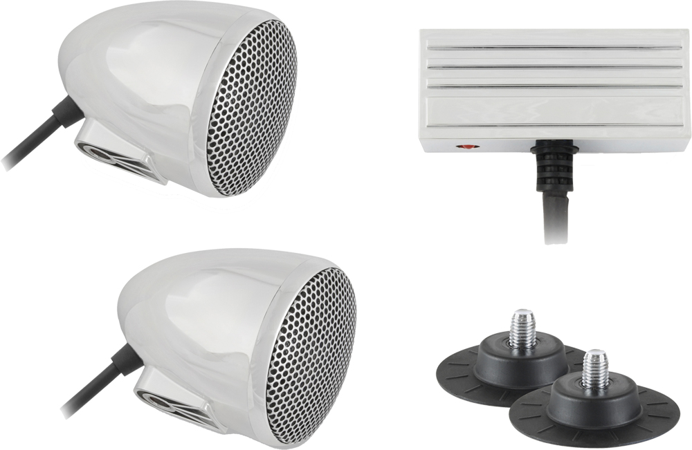 CYCLE SOUNDS SPORT BIKE SOUND SYSTEM KIT (B LACK)
