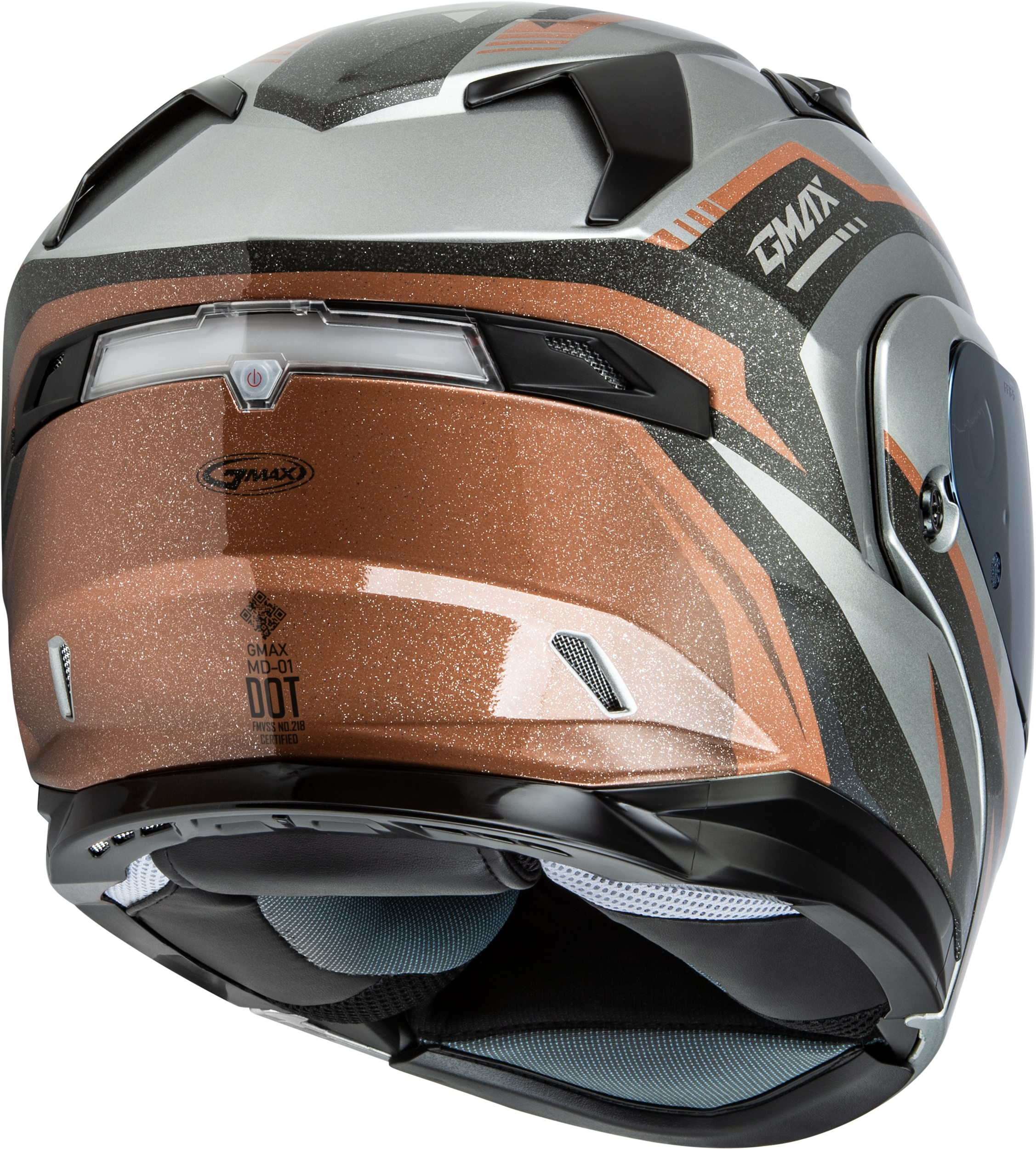 Gmax MD-01 Volta Modular Helmet with Rear LED Light - Picture 11 of 31