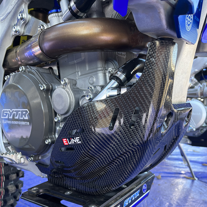 E-LINE ACCESSORIES Carbon Fiber Skid Plates - View 1