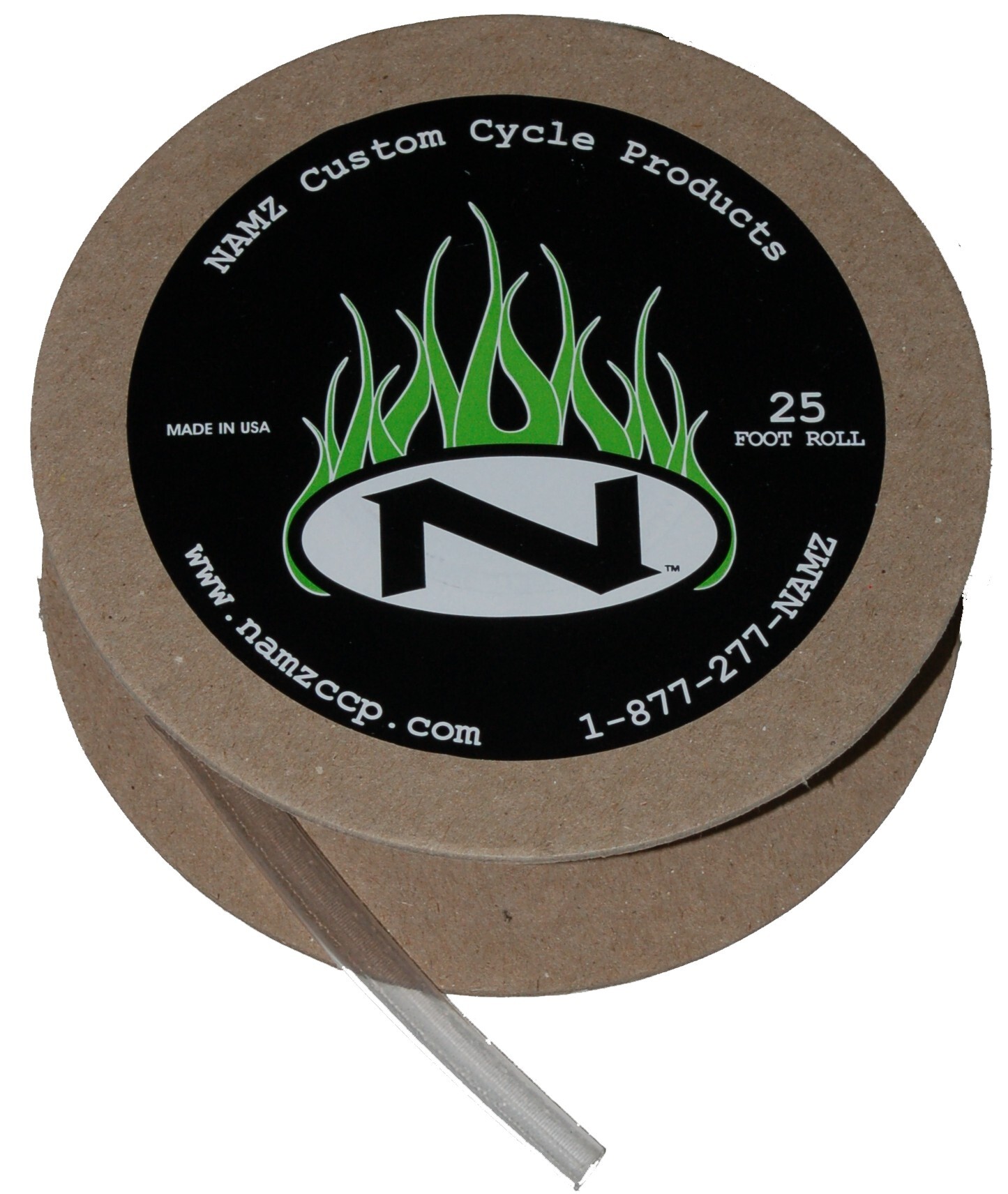 NAMZ CUSTOM CYCLE 2:1 Ratio Clear Heat Shrink - View 1