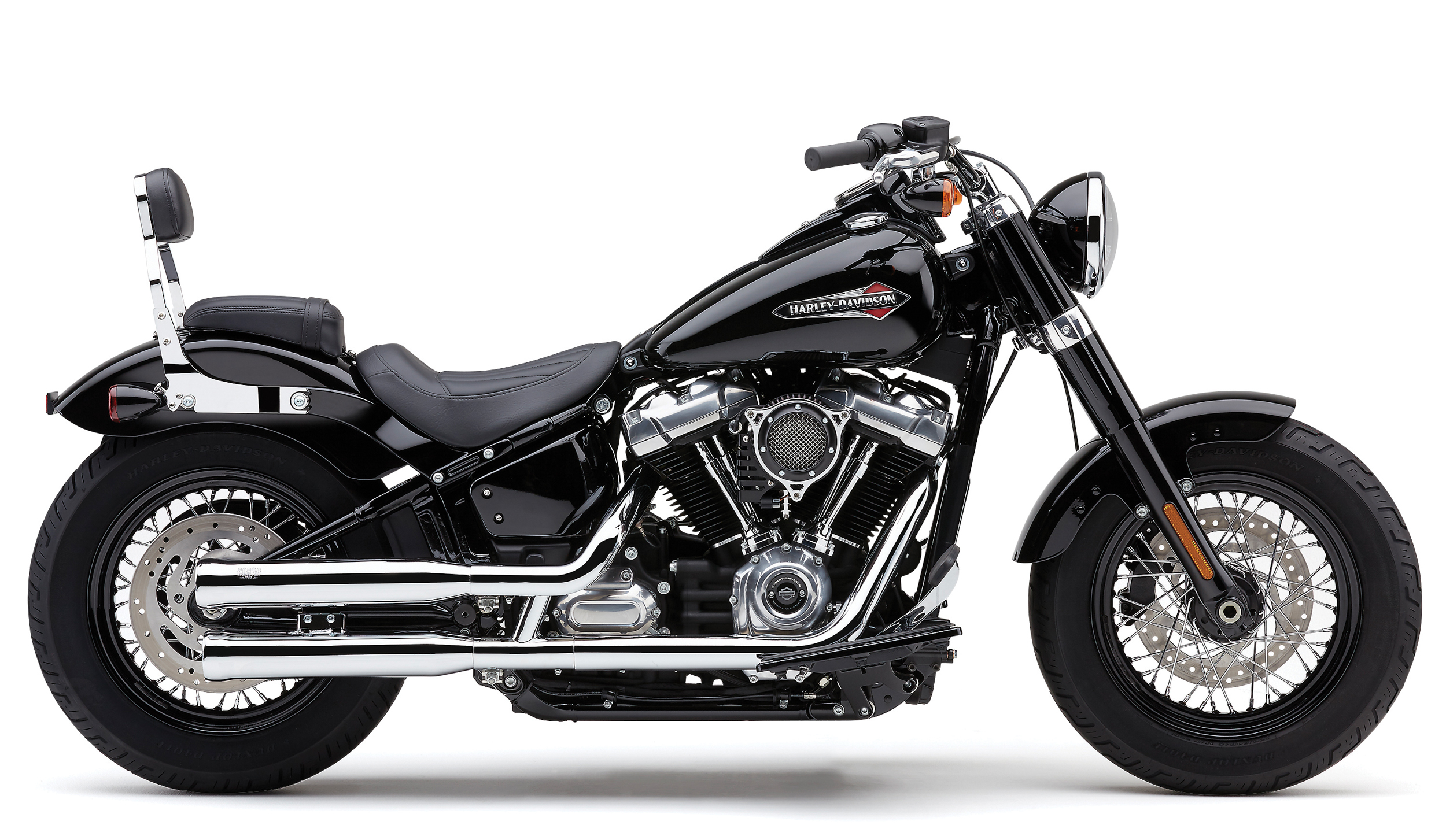 COBRA 3" NH SERIES SLIP-ONS CHROME SOFTAIL 18-22 - View 1