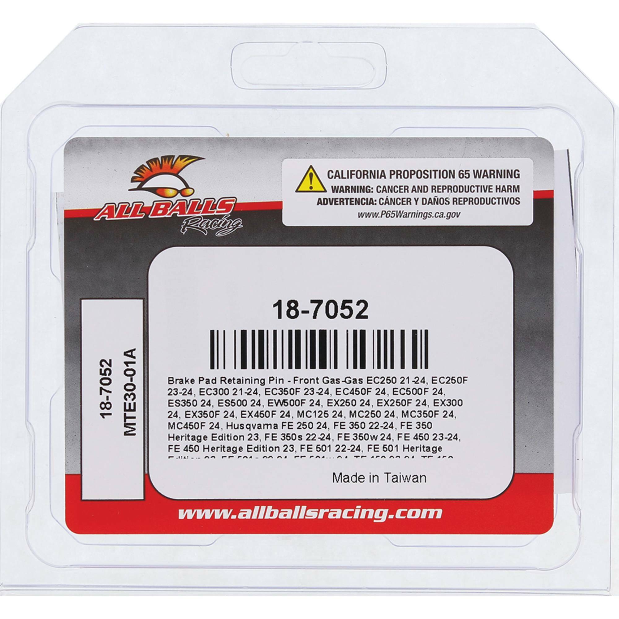 Brake Pad Pin Kit