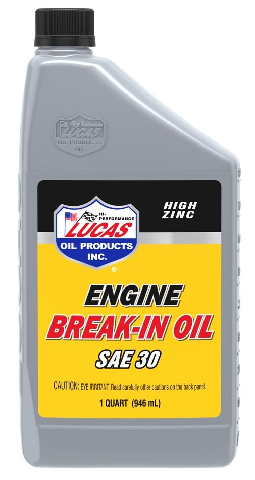 Lucas Oil SAE 30 Break In Oil - View 1