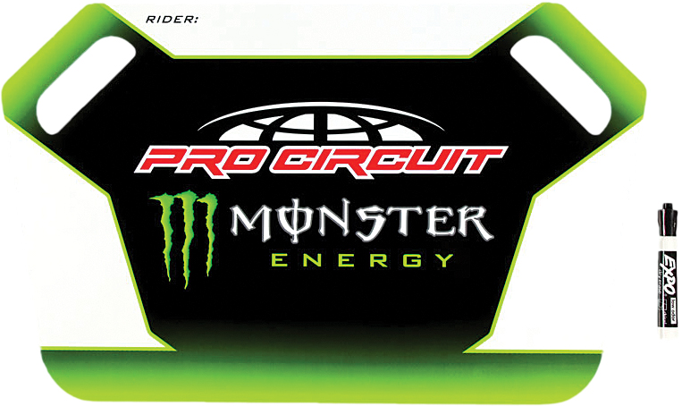 PRO CIRCUIT Monster Energy Pit Board w/Marker - View 1