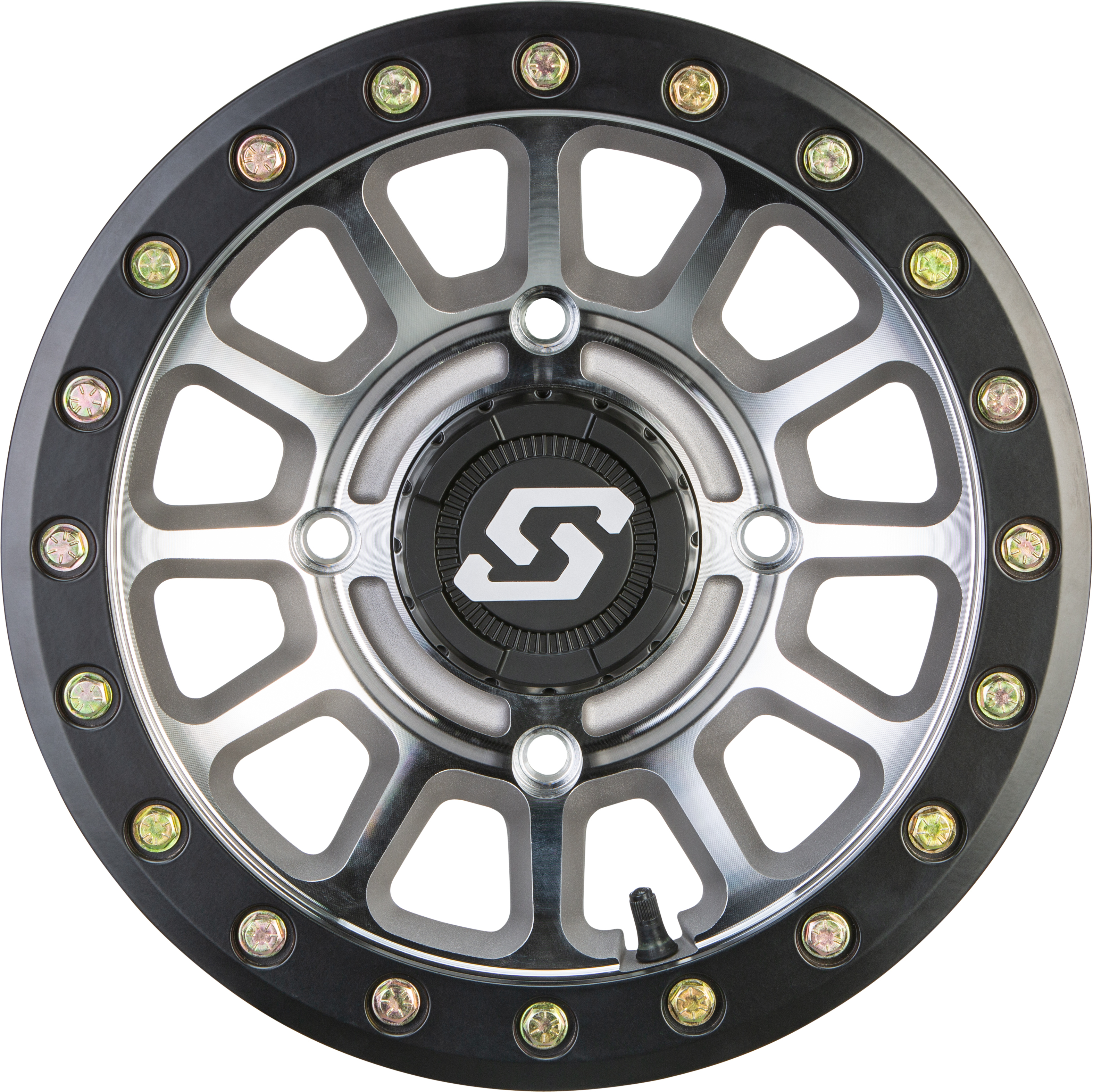 SEDONA A21MA-47037+10S Sano Beadlock Wheel 14x7, 4/137, 5+2 Offset, Black