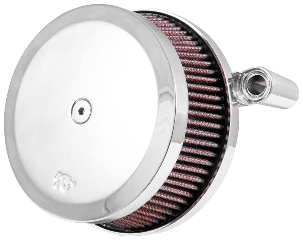 K&N STREET METAL INTAKE HAMMER MIRROR FINISH `08-16 TOURING - View 1