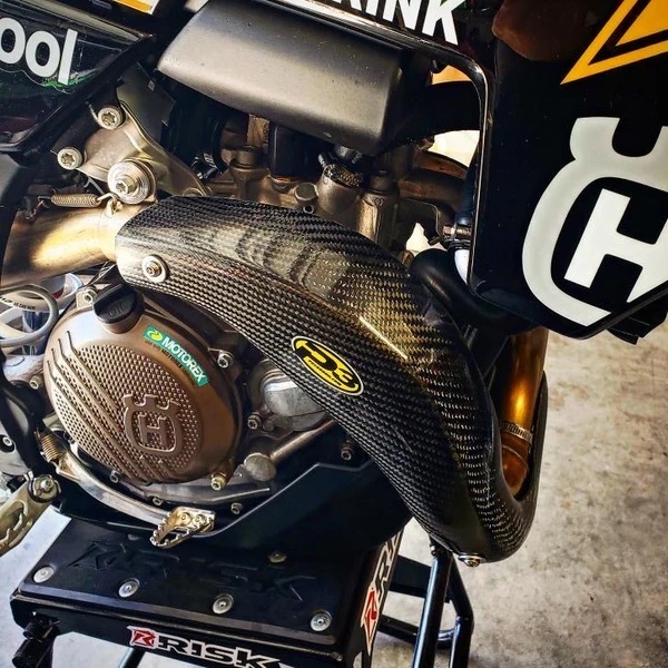 Carbon Fiber Header Heat Shield