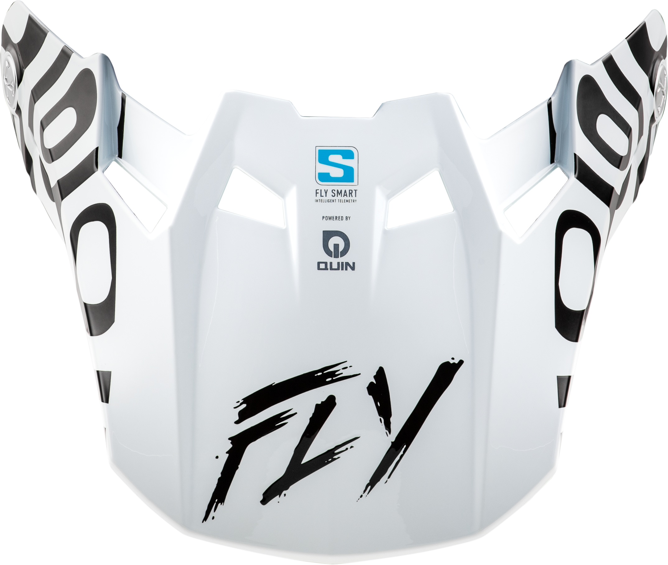 Fly Racing Formula S Carbon Abyss Visor White Black Youth Large Adult Small