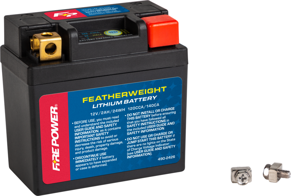 FIRE POWER FEATHERWEIGHT LITHIUM BATTERY 120 CCA 12V/24WH